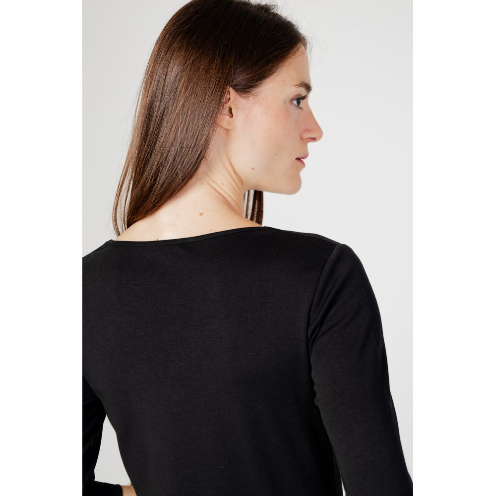 Street One Black Cotton Long Sleeve