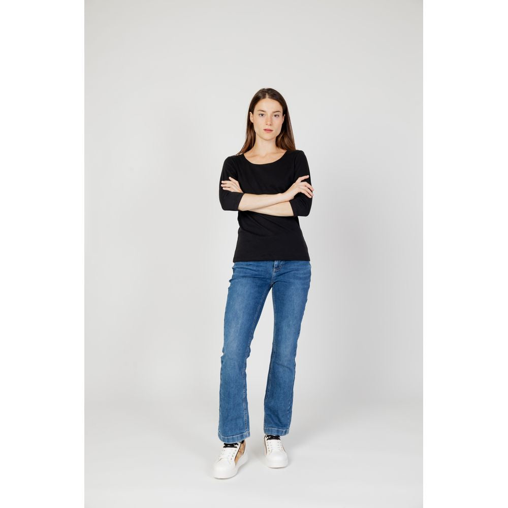 Street One Black Cotton Long Sleeve