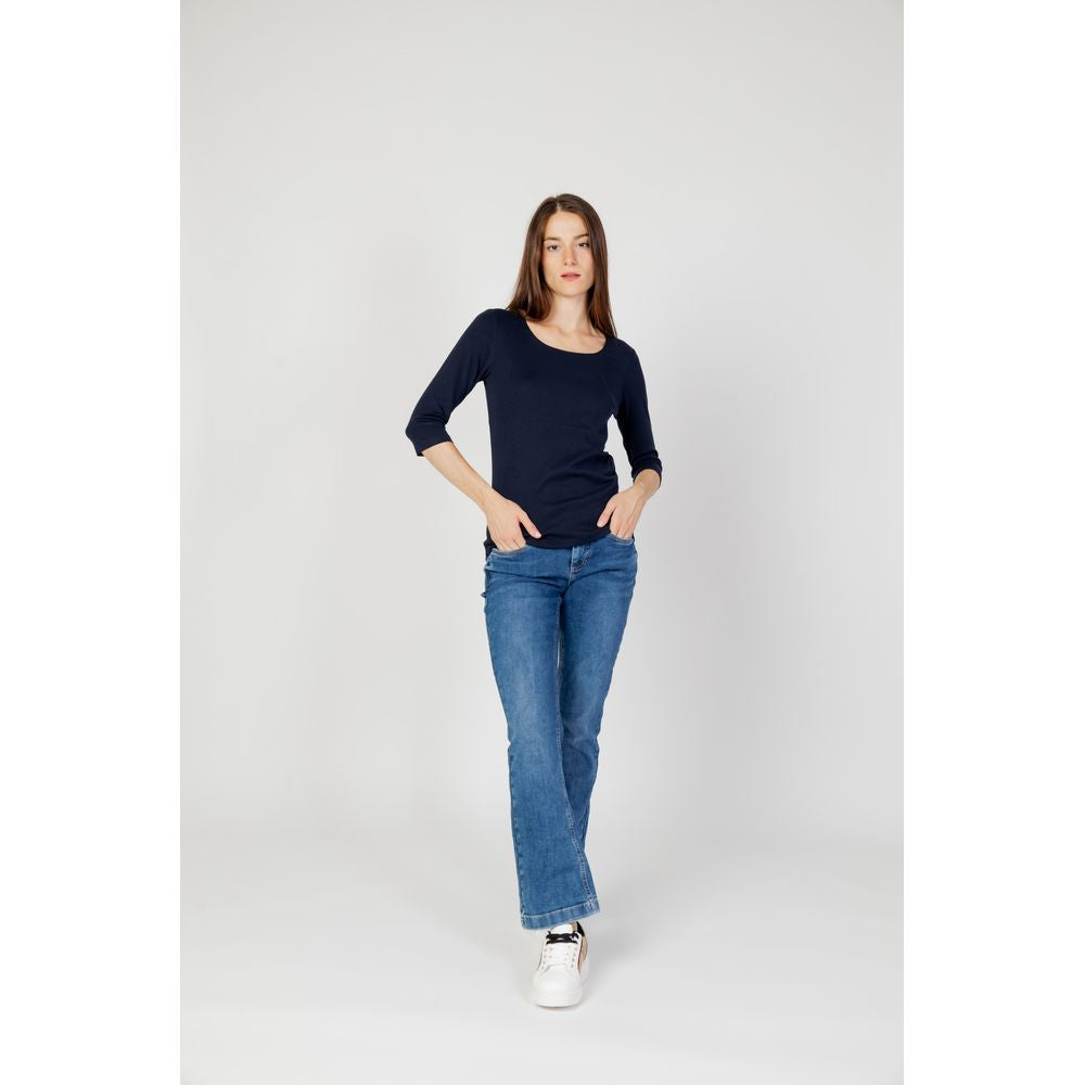Street One Blue Cotton Long Sleeve
