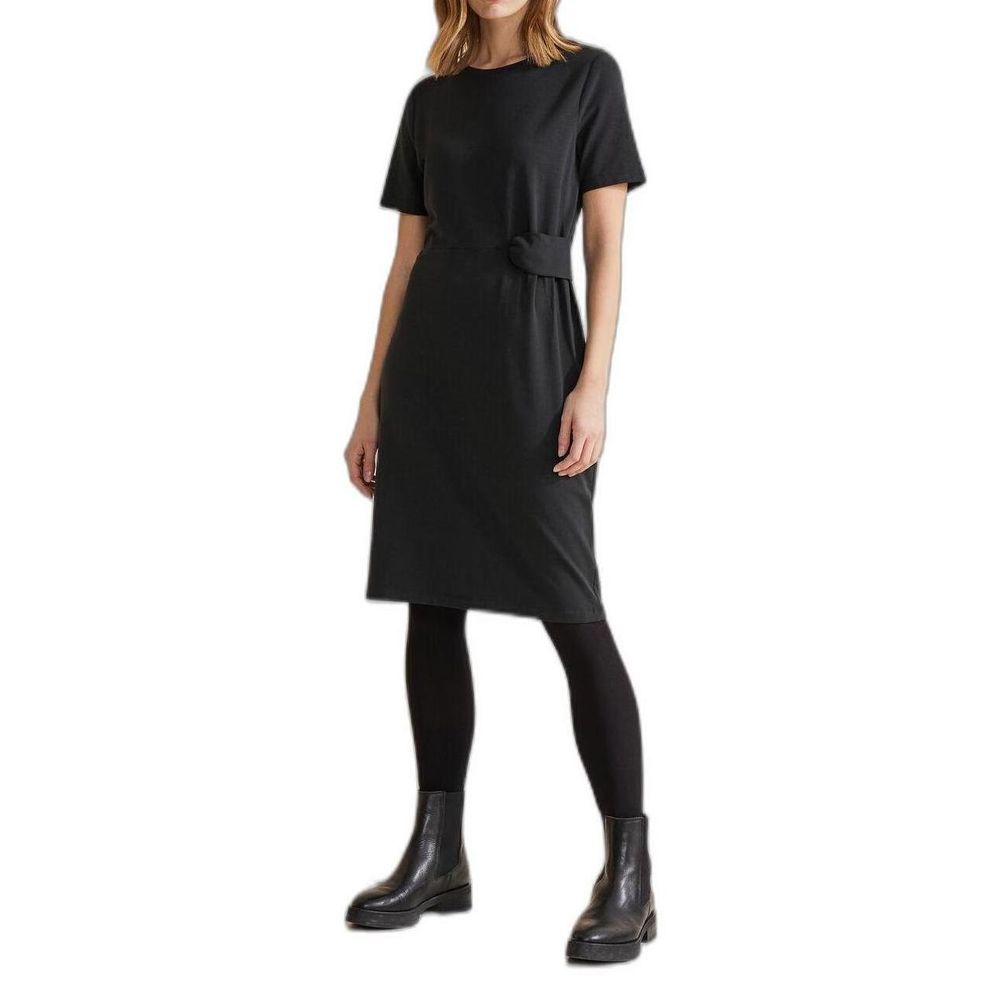 Street One Black Cotton Midi