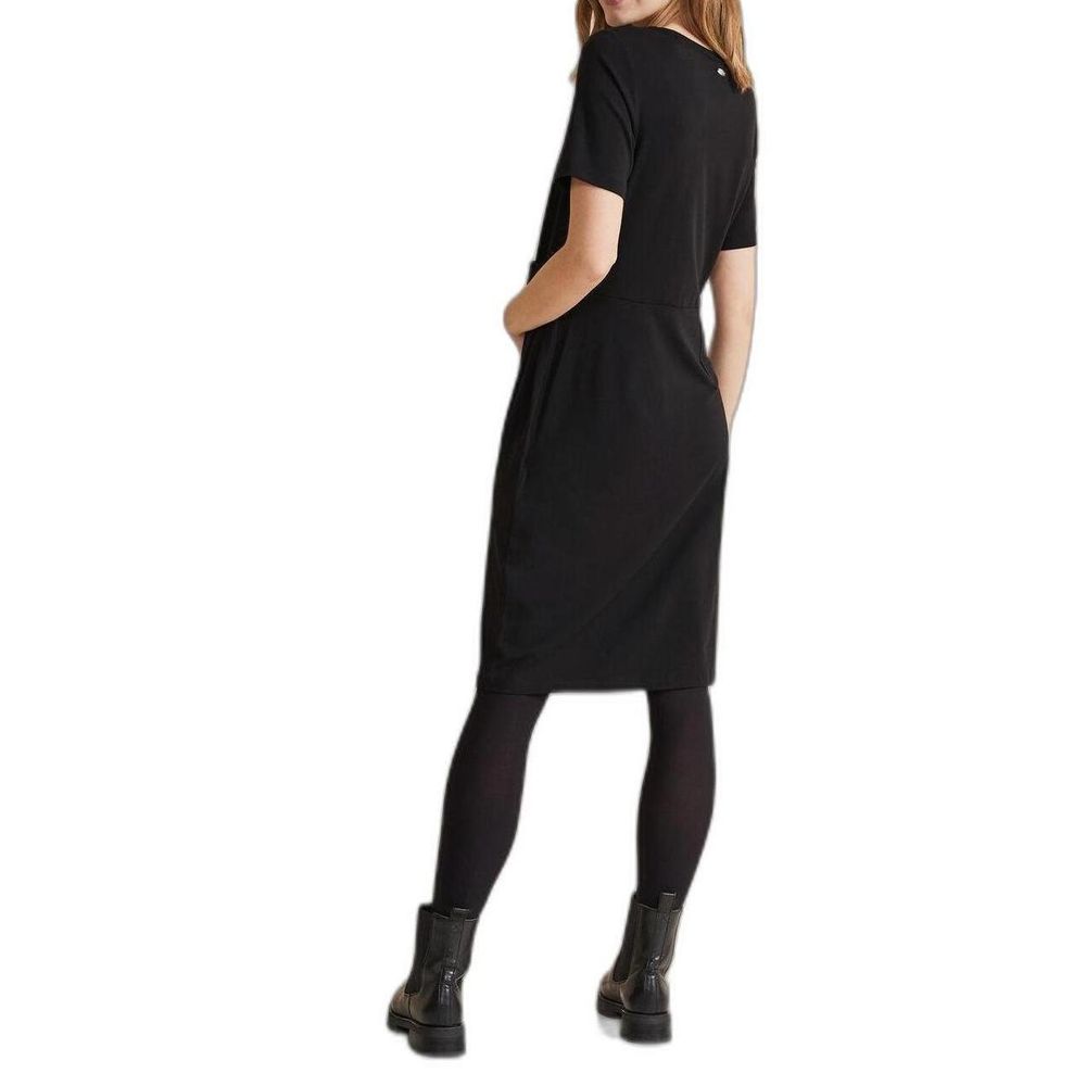 Street One Black Cotton Midi