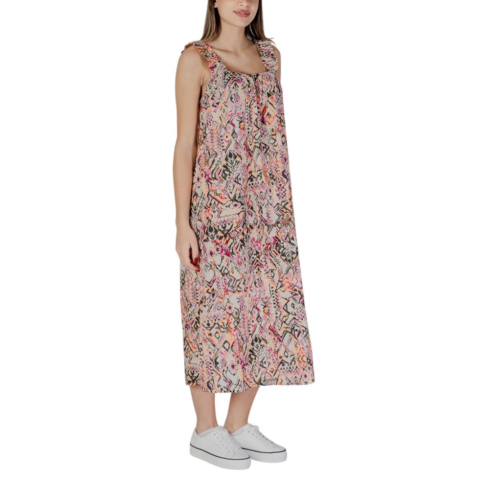 B.Young Multicolor Cotton Long