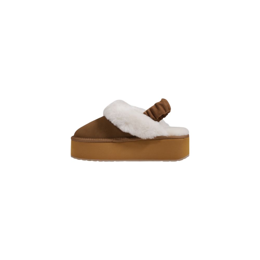 EMU Australia Beige Suede Leather Platform