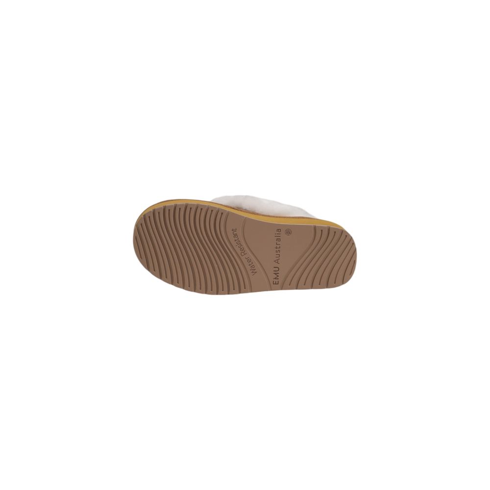 EMU Australia Beige Suede Leather Platform
