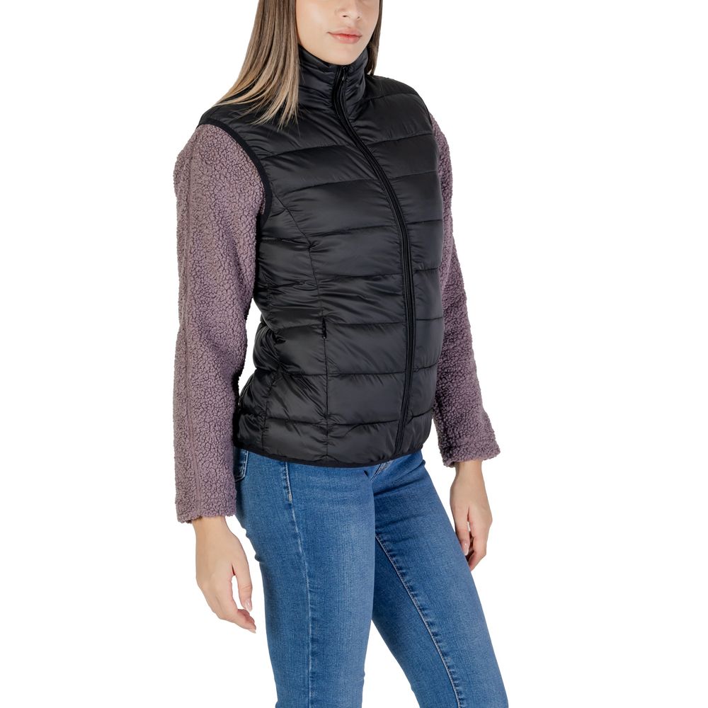 B.Young Black Nylon Sleveless Jacket