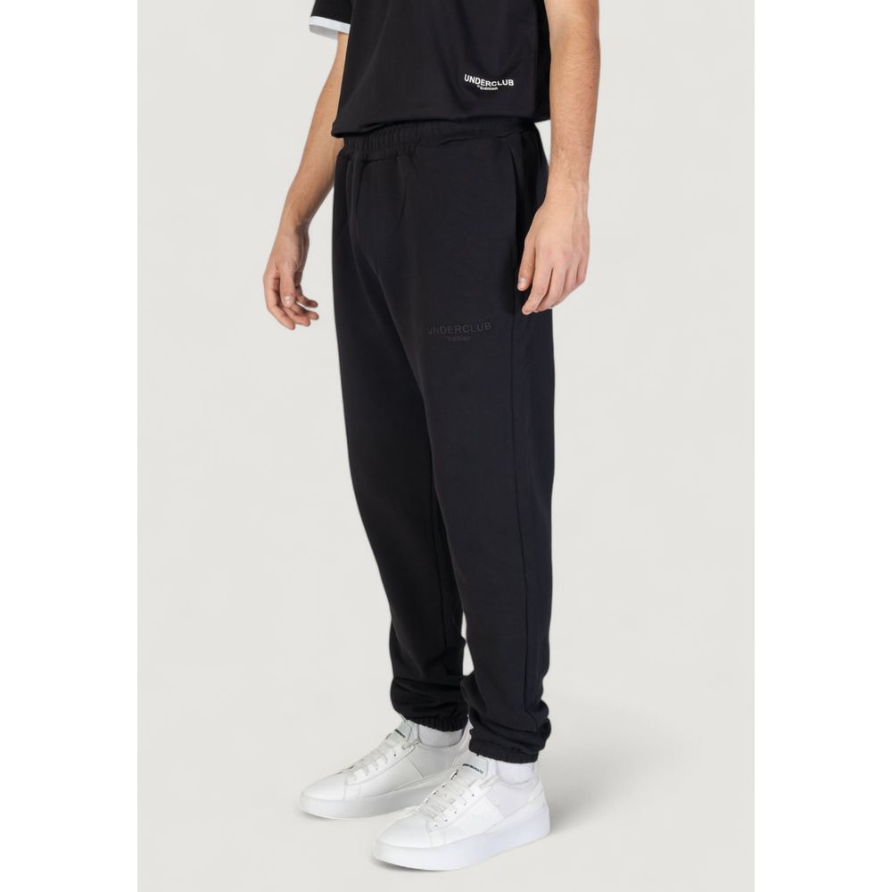 Underclub Black Cotton Joggers Workout Pant