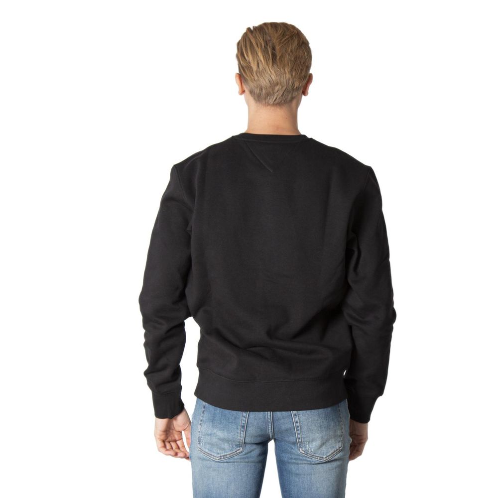 Tommy Hilfiger Jeans Black Cotton Sweatshirt