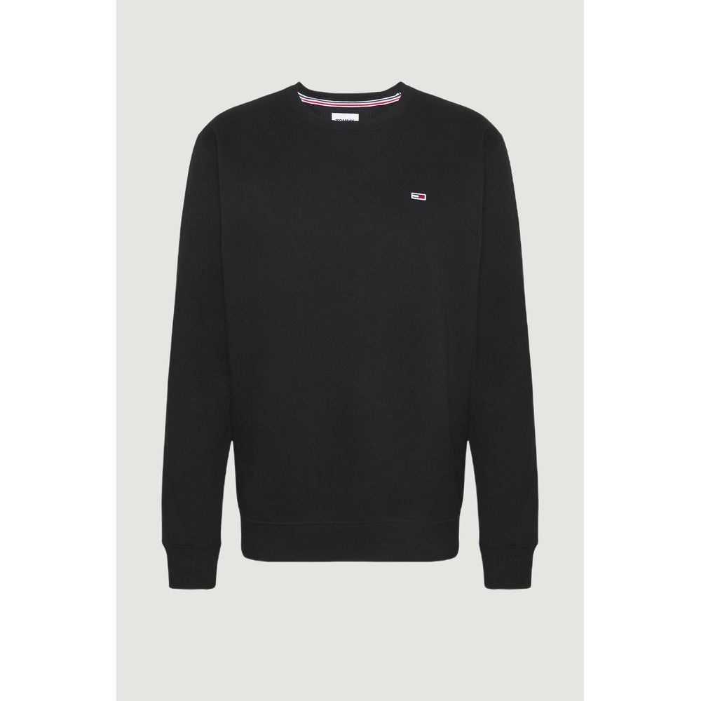 Tommy Hilfiger Jeans Black Cotton Sweatshirt