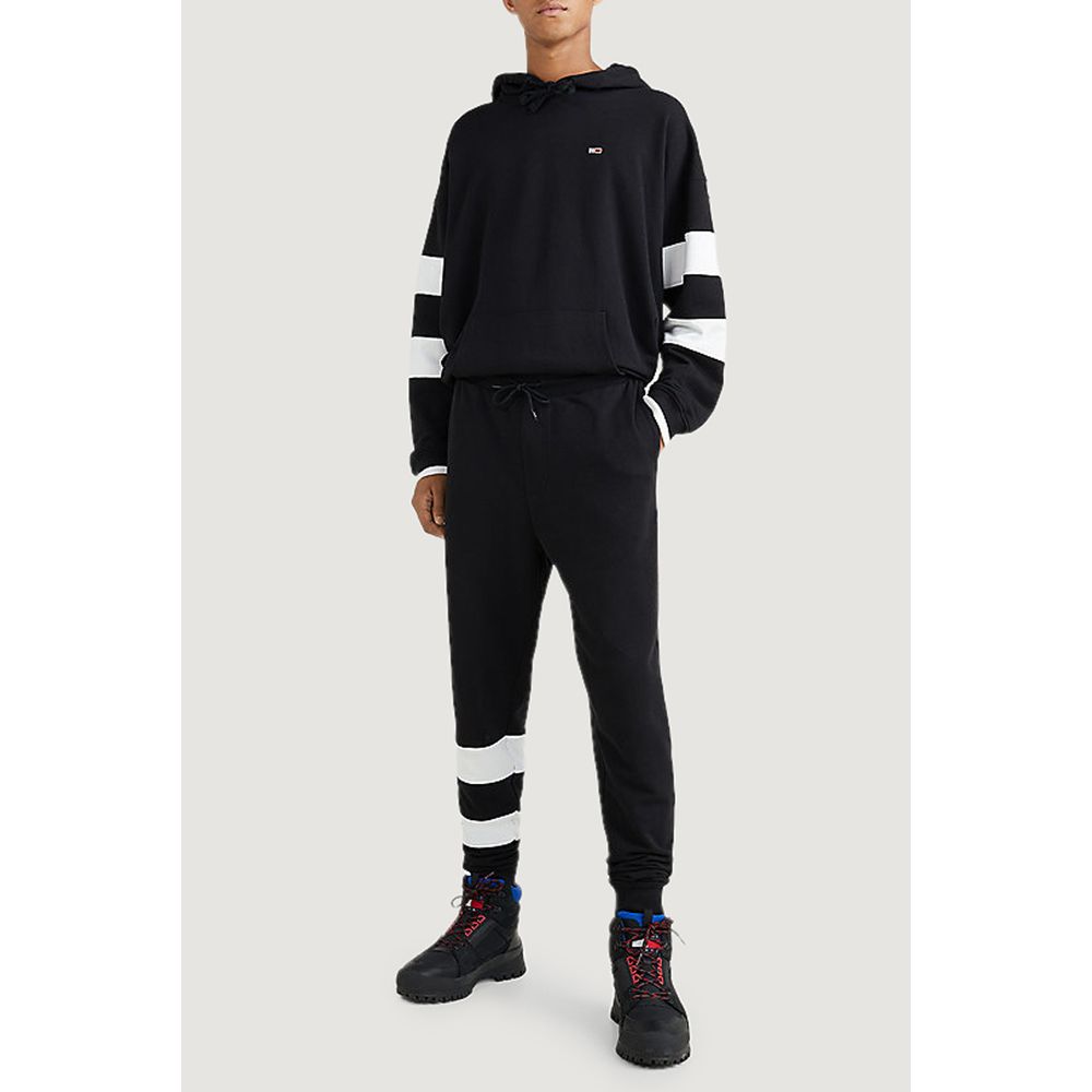 Tommy Hilfiger Jeans Black Cotton Joggers Workout Pant