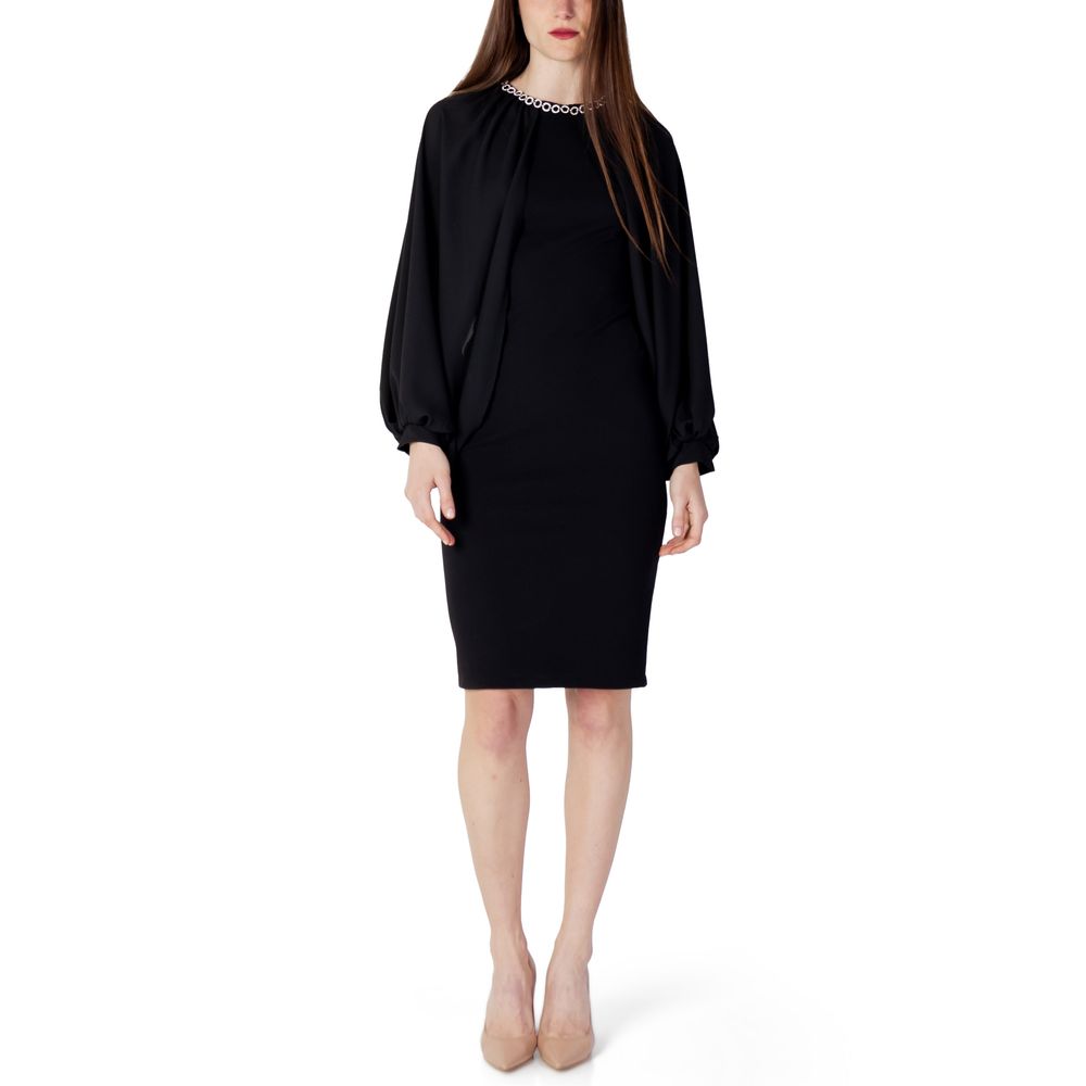 Rinascimento Black Polyester Long