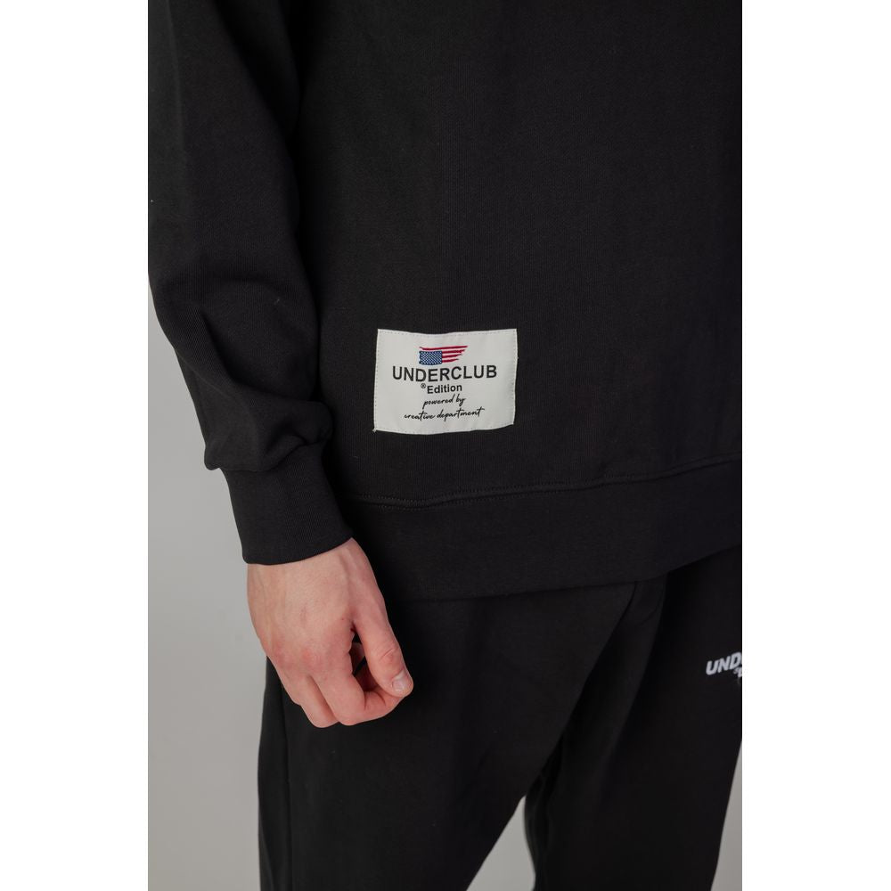 Underclub Black Cotton Sweatshirt