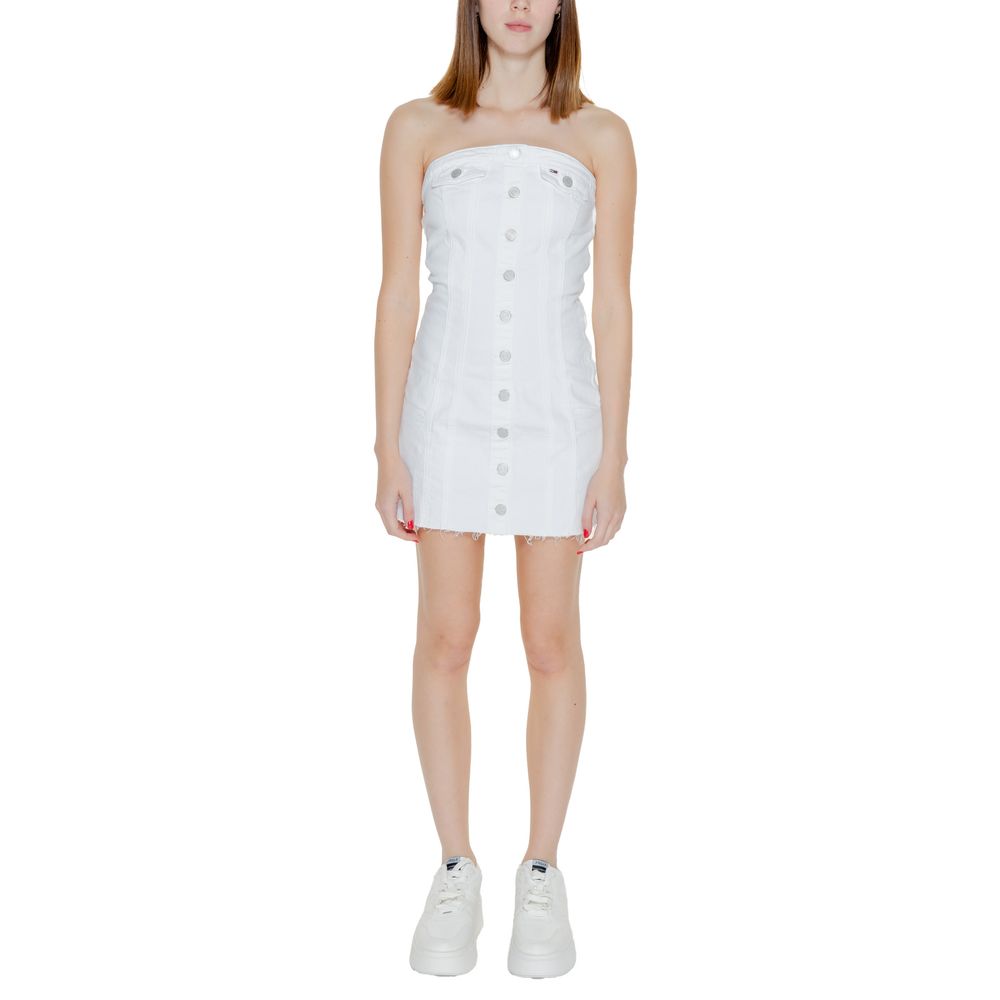 Tommy Hilfiger Jeans White Recycled Cotton Short