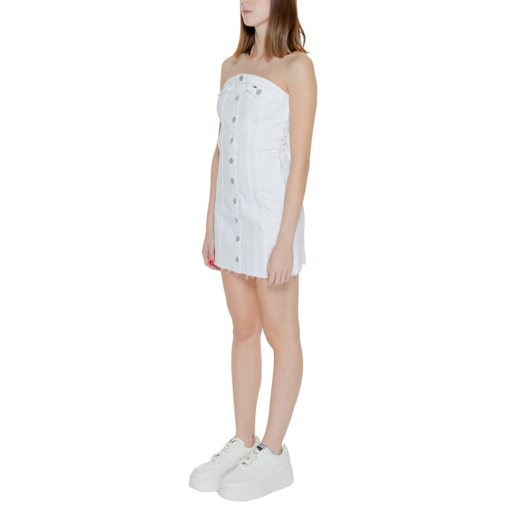 Tommy Hilfiger Jeans White Recycled Cotton Short