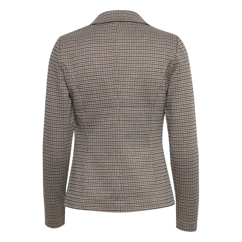 ICHI Beige Polyester Blazer