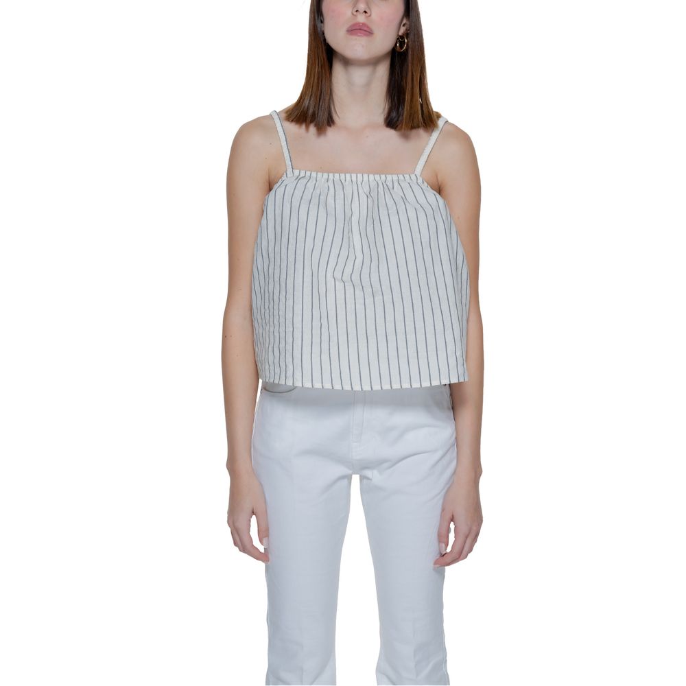 Vero Moda Beige Organic Cotton Tank Top
