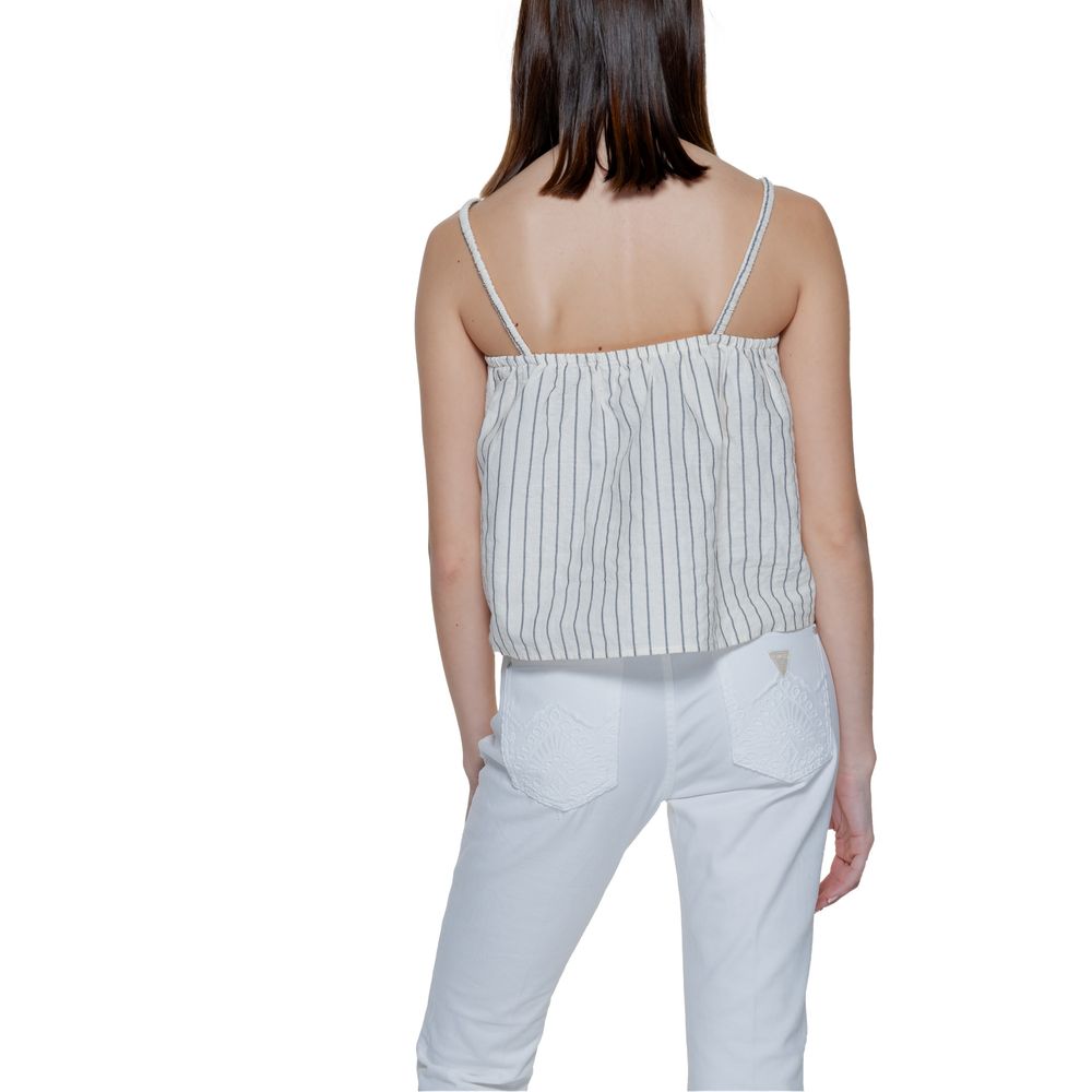 Vero Moda Beige Organic Cotton Tank Top