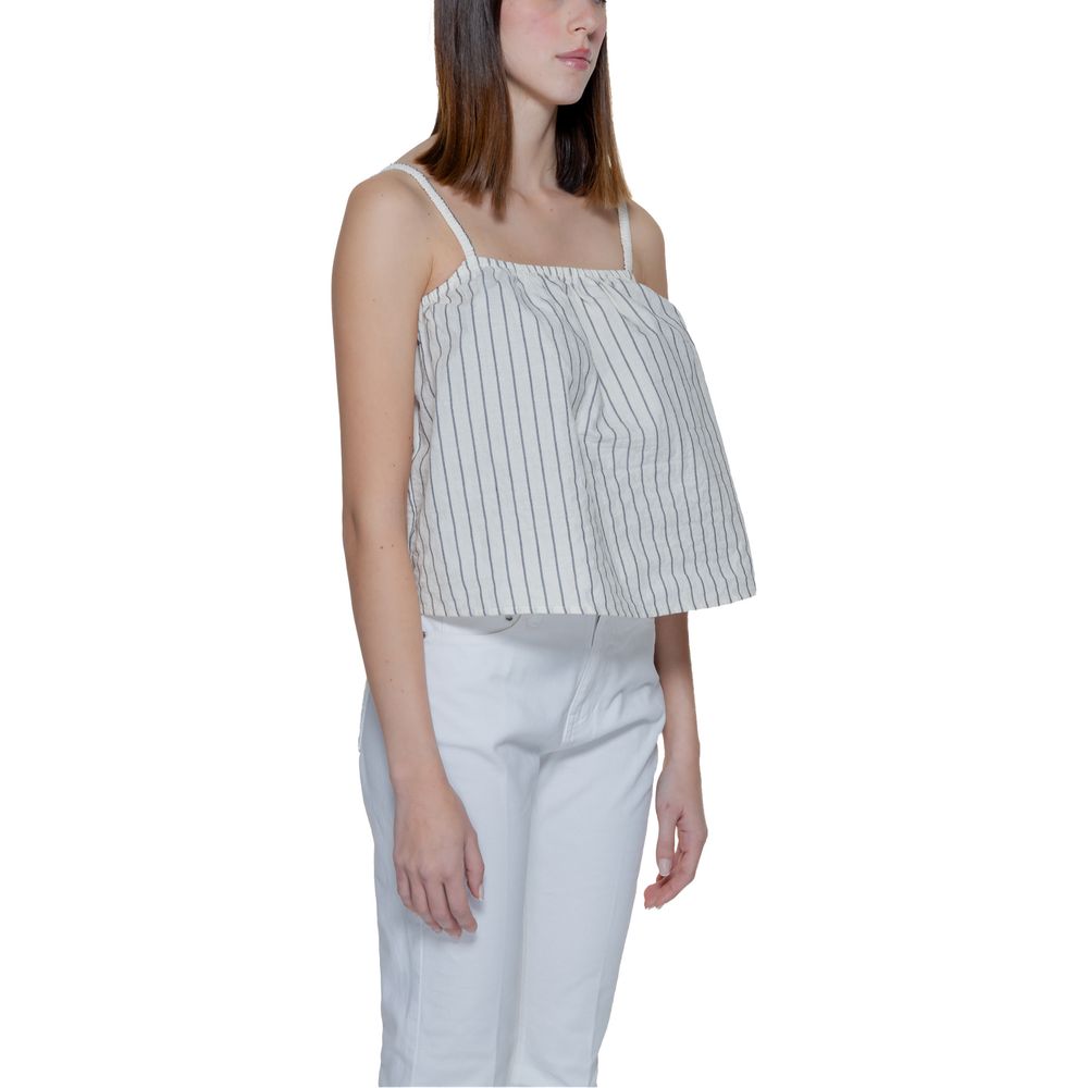 Vero Moda Beige Organic Cotton Tank Top