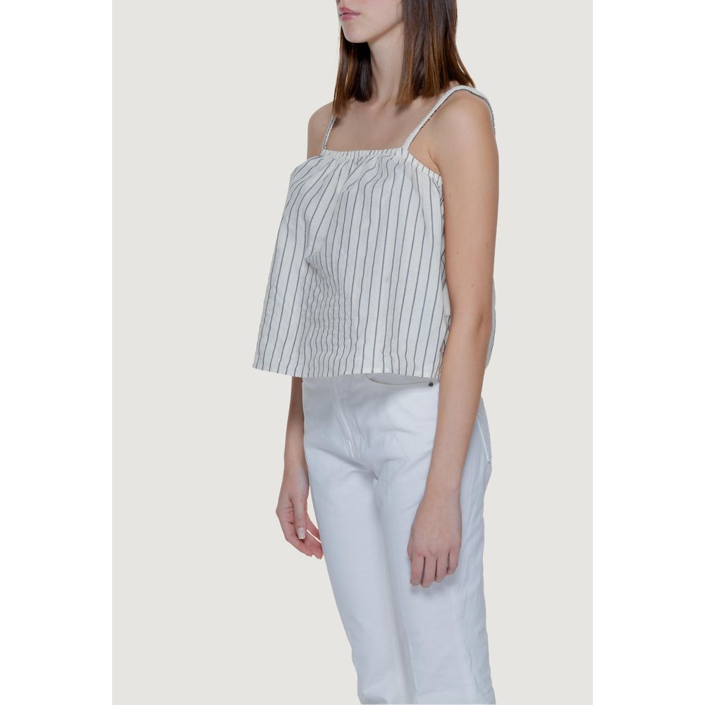Vero Moda Beige Organic Cotton Tank Top