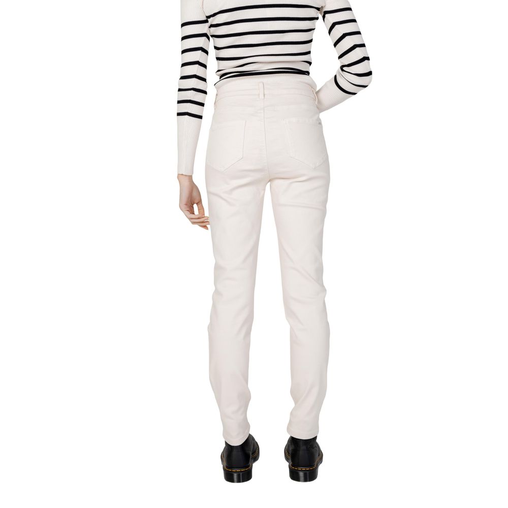 Morgan De Toi Beige Cotton Pant