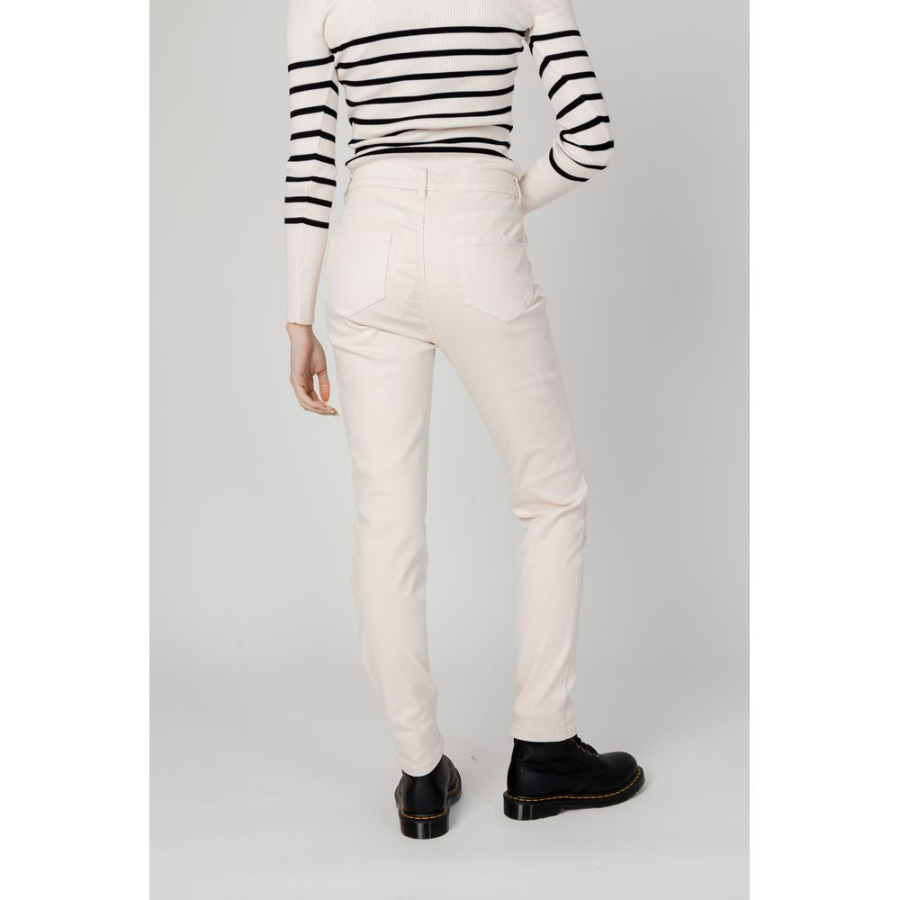 Morgan De Toi Beige Cotton Pant