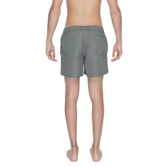 Emporio Armani Underwear Green Polyester Swim Shorts