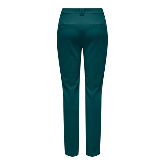 Only Green Polyester Casual Pants