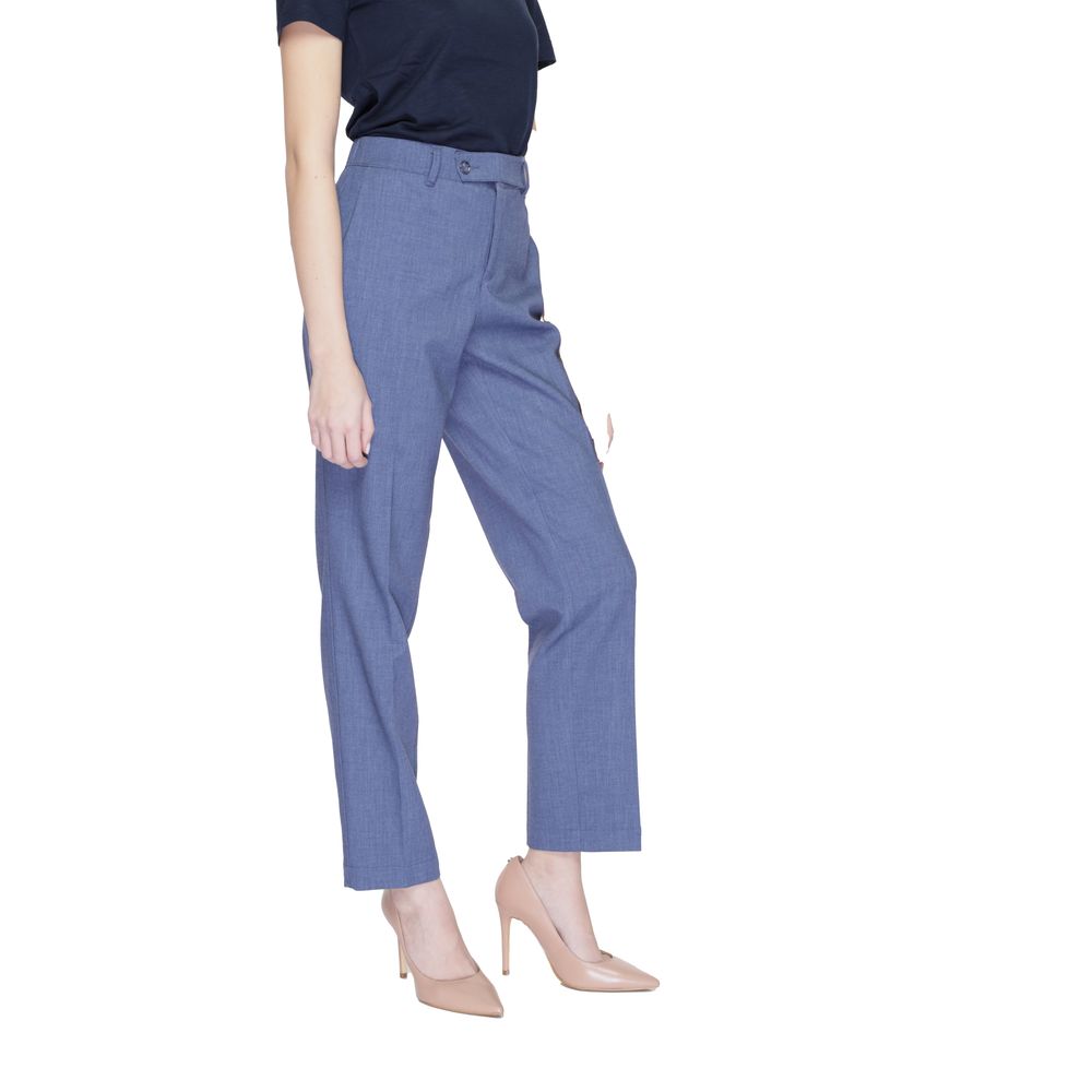 Street One Blue Polyester Pant