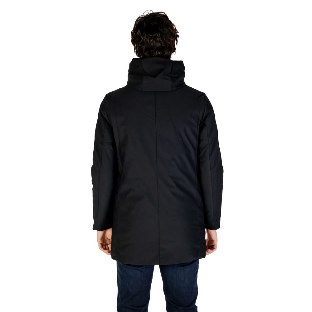Hydra Clothing Black Nylon Jackets & Coat