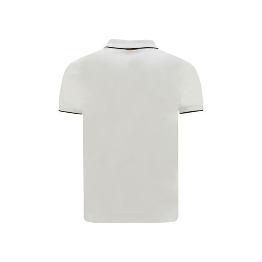 ZEGNA White Elastane Polo Shirt