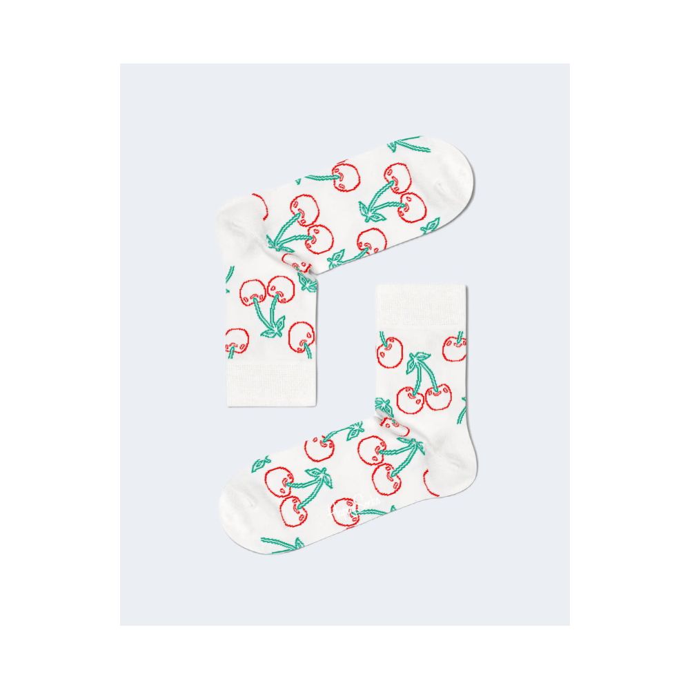 Happy Socks White Cotton Sock