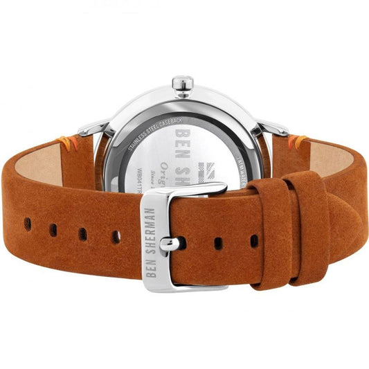 Ben Sherman Brown Fabric Dress Watch
