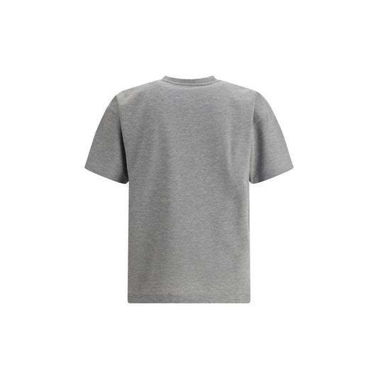 Saint Laurent Grey Cotton Oversized T-shirt