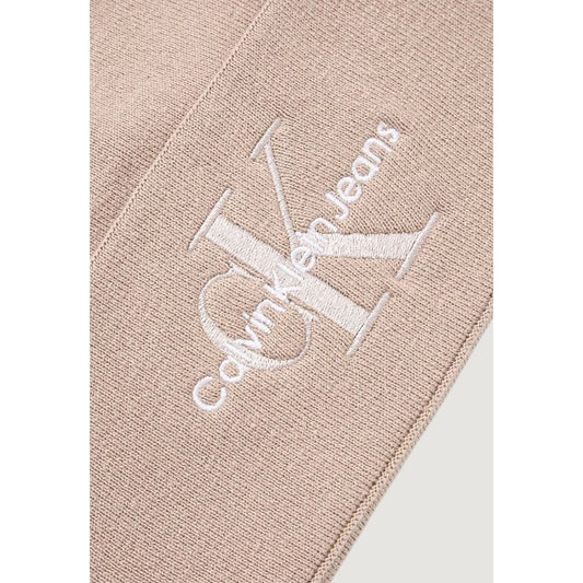 Calvin Klein Jeans Beige Cotton Cap (Baseball Hat)