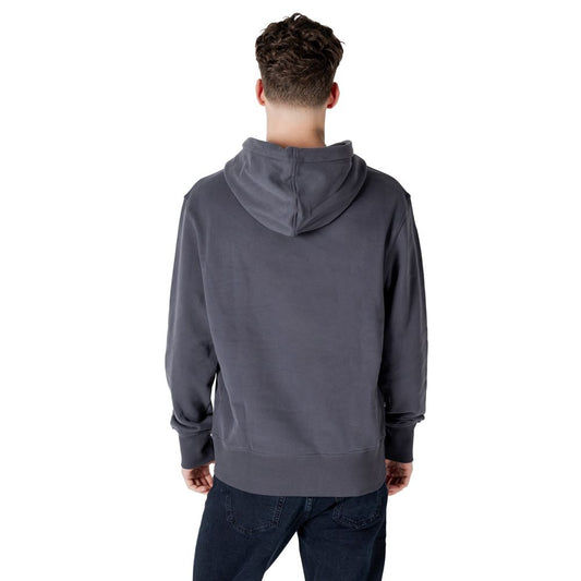 Calvin Klein Jeans Gray Cotton Hoodie
