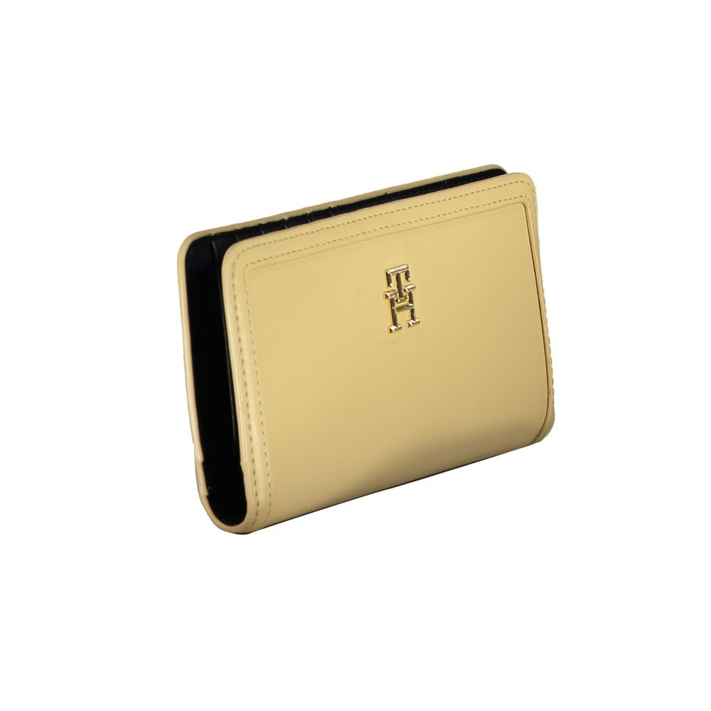 Tommy Hilfiger Beige Polyurethane Women Wallet