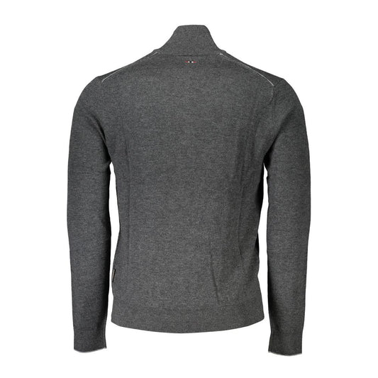 Napapijri Grigio Tessuto Men Sweater
