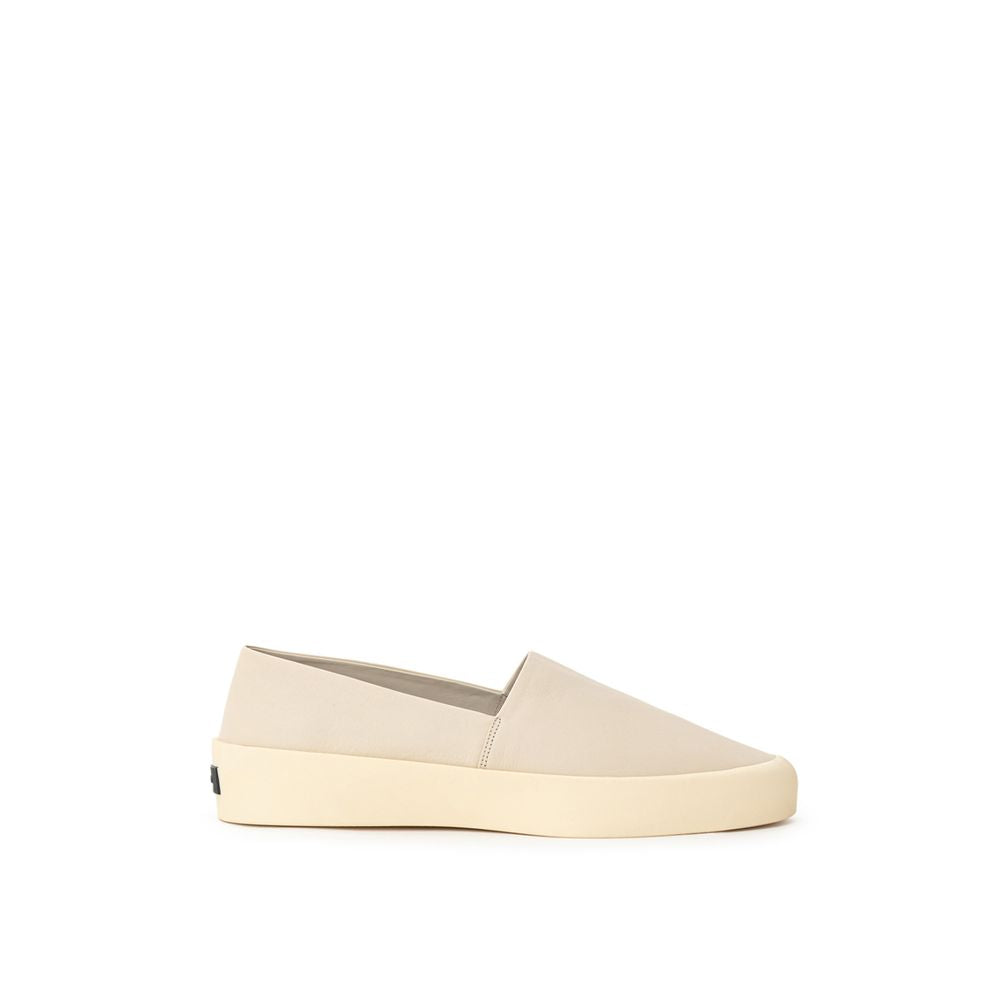Fear Of God Gray Leather Slip-On Loafer