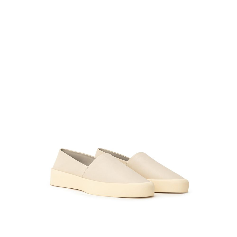 Fear Of God Gray Leather Slip-On Loafer