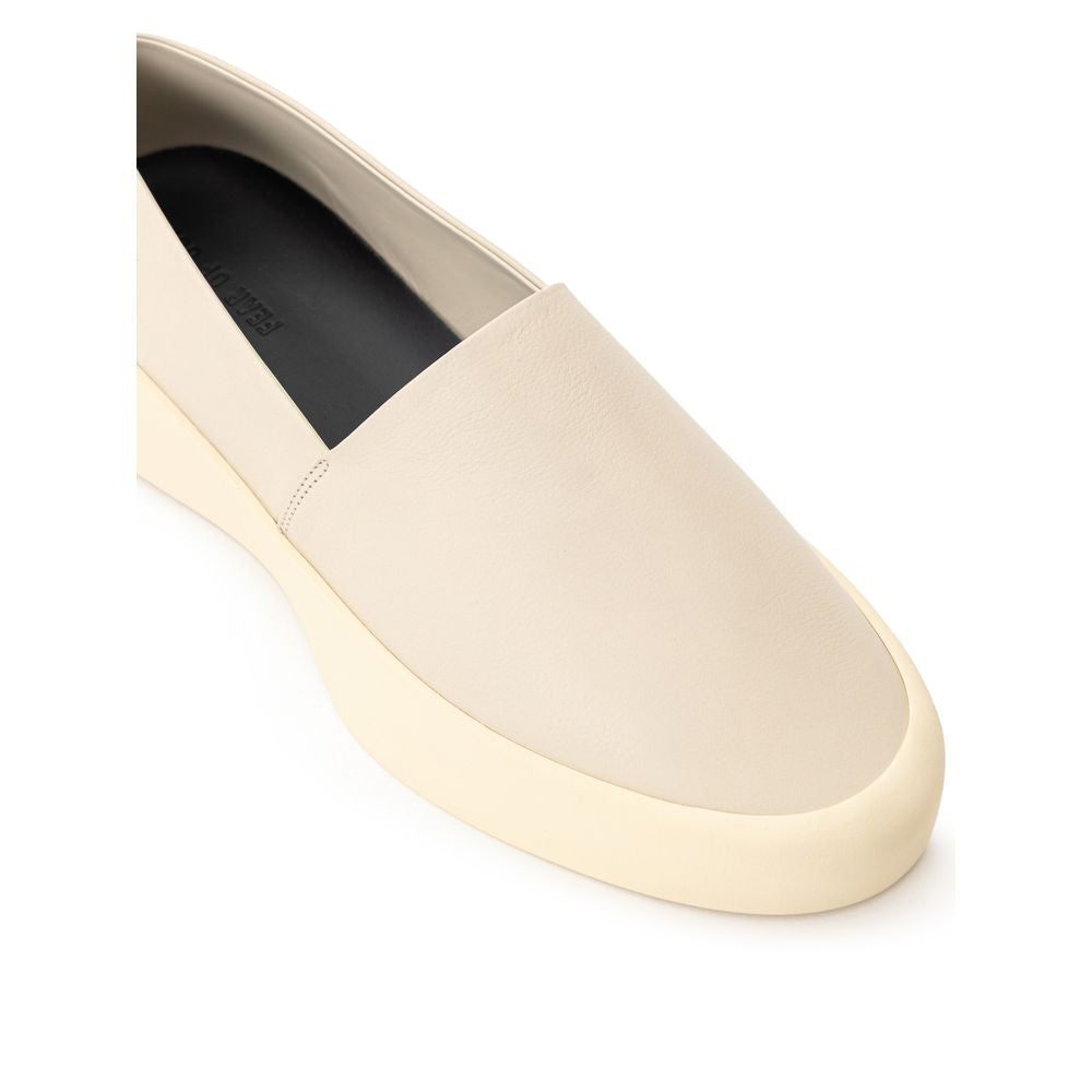 Fear Of God Gray Leather Slip-On Loafer