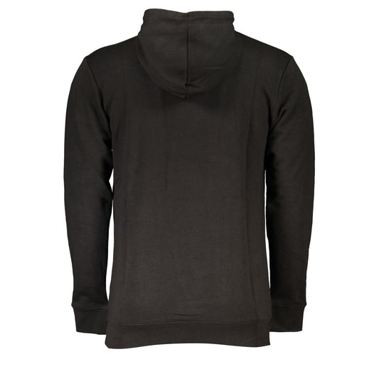 Cavalli Class Black Cotton Men's Hooded Sweatshirt