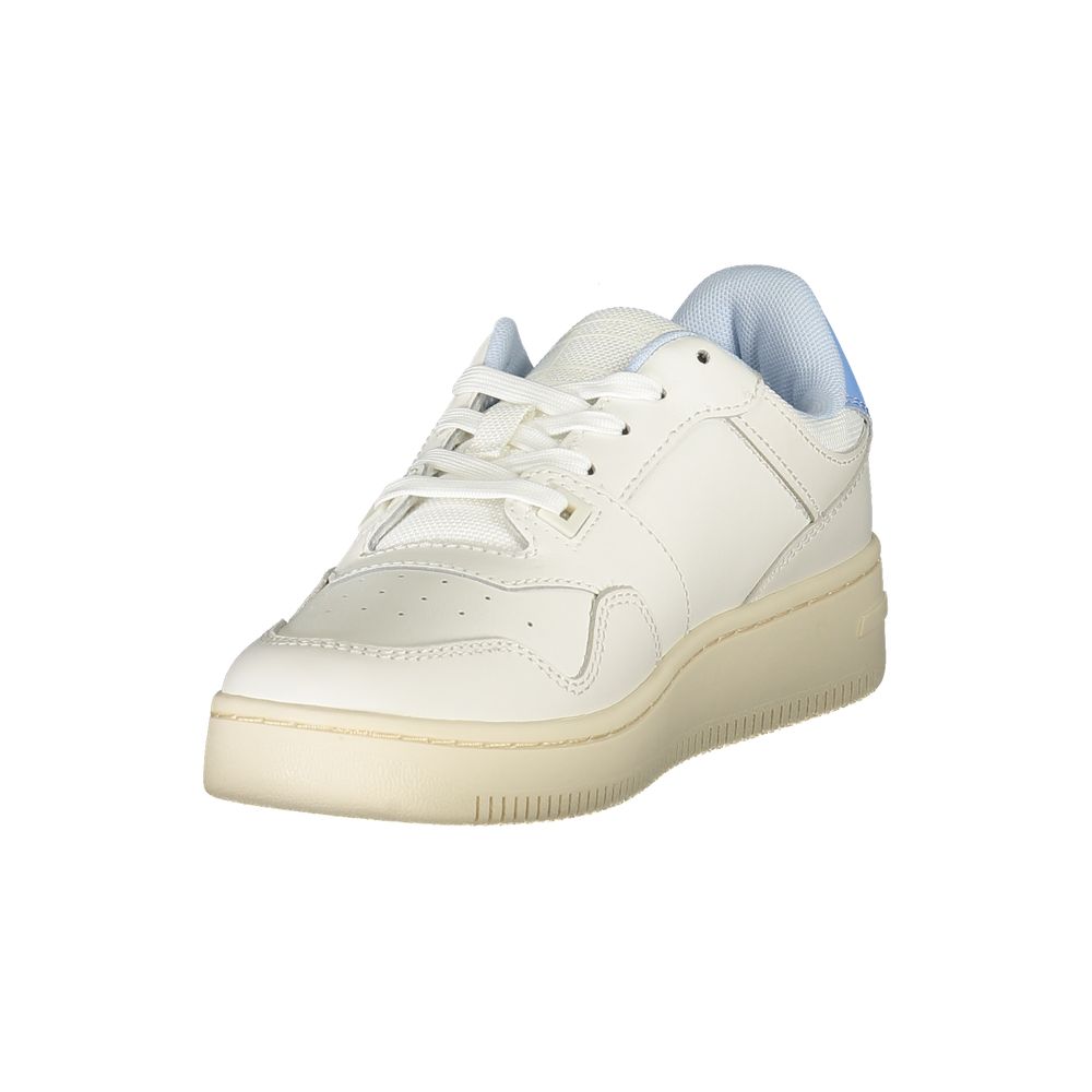 Tommy Hilfiger White Polyurethane Women Sneaker