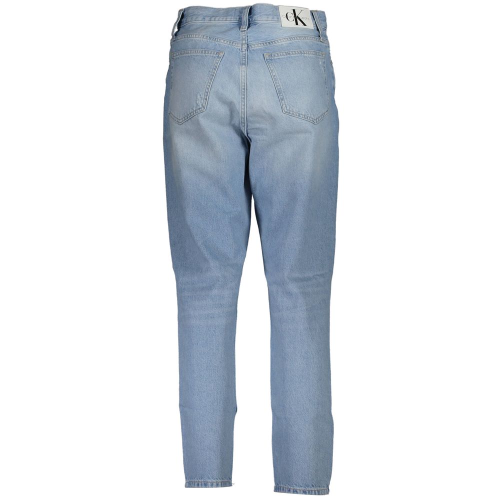 Calvin Klein Azzurro Cotton Woman Jeans