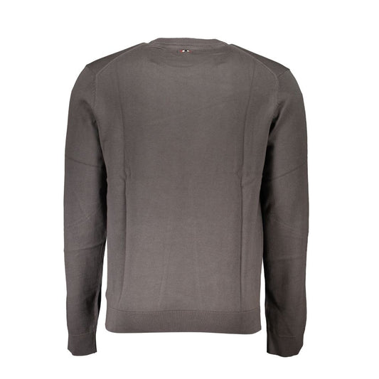 Napapijri Grigio Cotton Men Sweater