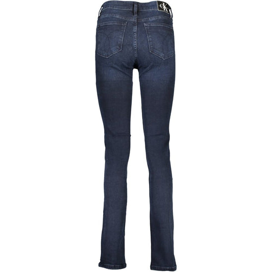Calvin Klein Blue Cotton Women Jeans