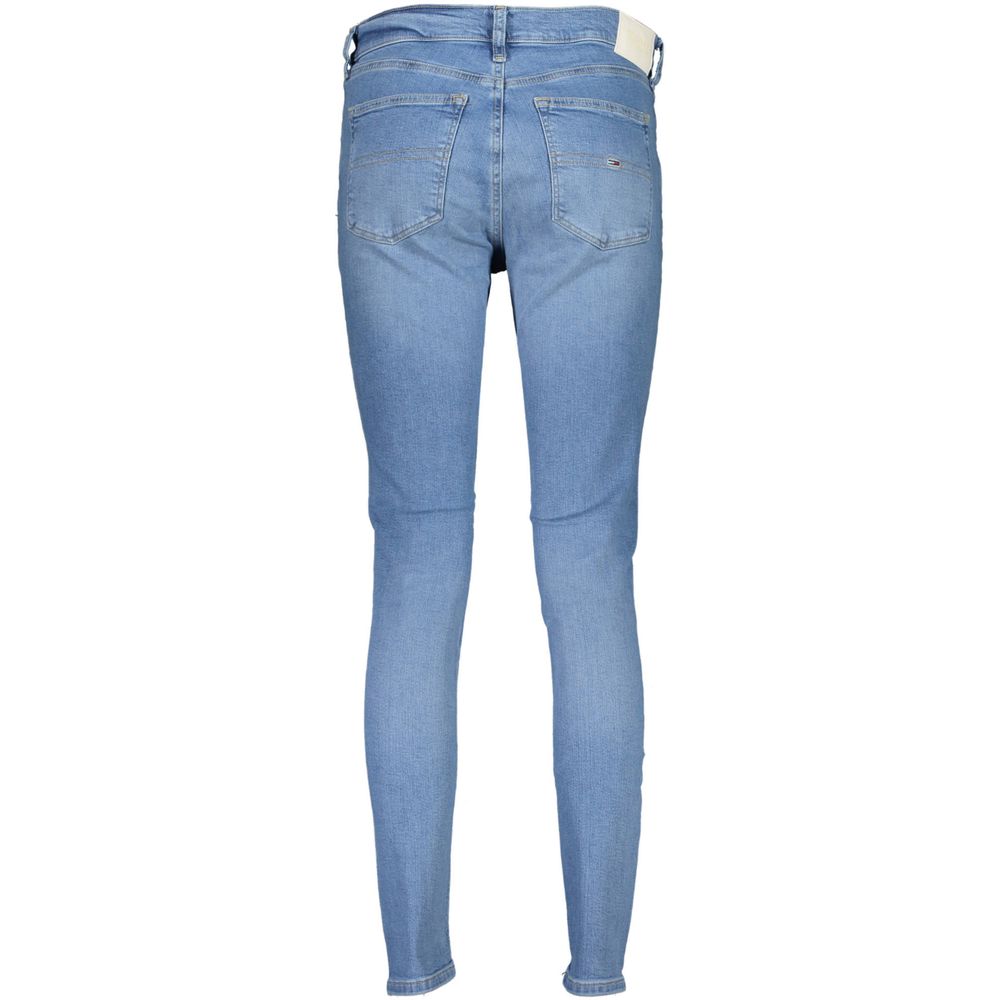 Tommy Hilfiger Blue Cotton Women Skinny Jean