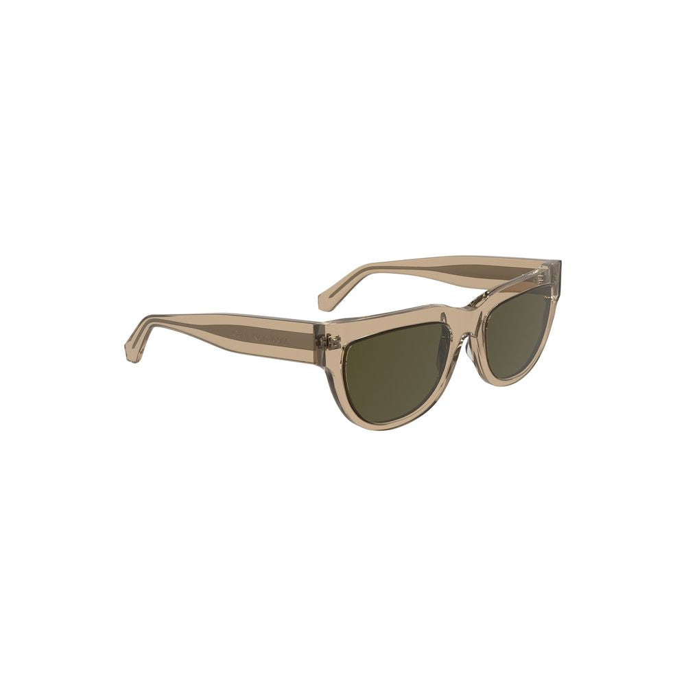 Calvin Klein Marrone Acetate Women Sunglasses