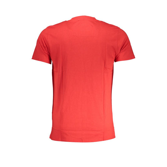 Cavalli Class Red Cotton Men T-Shirt