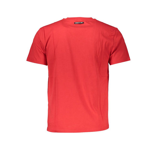 Cavalli Class Red Cotton Men's T-Shirt