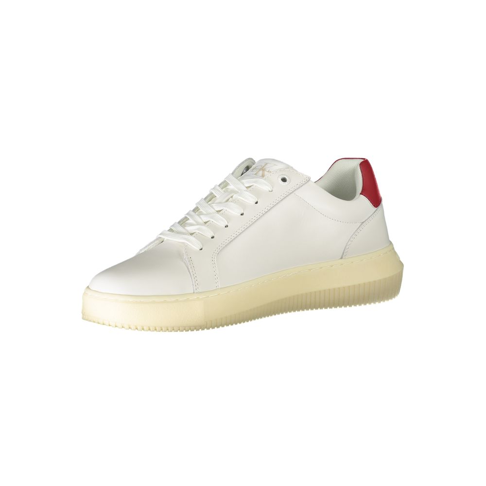 Calvin Klein Bianco Leather Men Sneaker