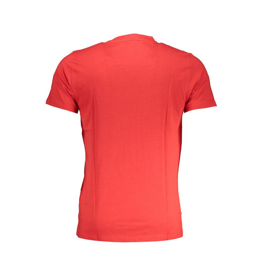 Cavalli Class Red Cotton Men T-Shirt